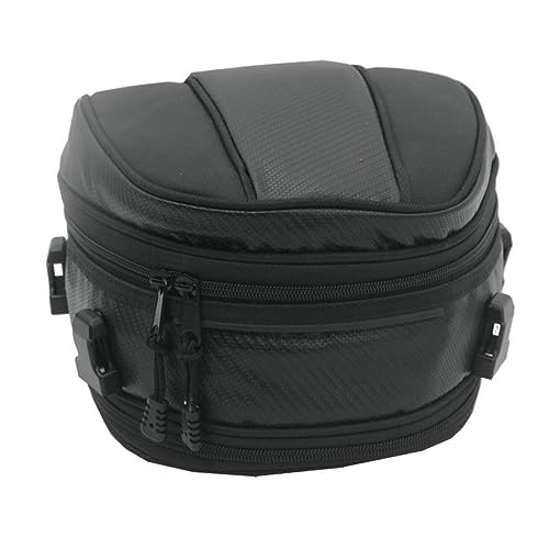 Sacoche pour arrière de cyclisme Mikinona noir avec sangle ajustable