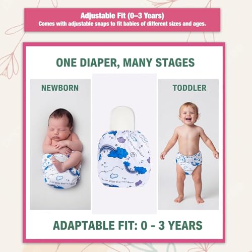 Image of Safe-O-Kid Diaper Care Combo | 1 Baby Changing Mat, 1 Hooded Bath Towel, 1 Breast Milk Storage Bag, 1 Cap Mitten Bootie Set & 1 Baby Cloth Diaper | Newborn Care Combo - Assorted