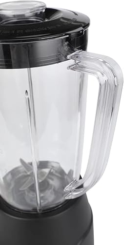 Miniatura 3 de Batidora de alta potencia de 360 W para cocina, tarro de vidrio de 48 onzas para batidos, ideal para batidos, hielo triturado, purés, tarro de 1.5