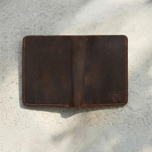 Image of URBAN FOREST Joe Vintage Brown Leather Wallet for Men