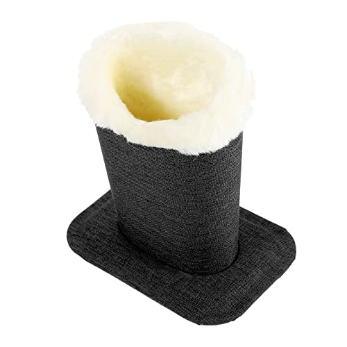 Holibanna Marco de los lentes expositor de gafas estuche de anteojos lámpara delirio sujetagafas rejilla gafas de sol funda de felpa para gafas soporte de peluche para anteojos tela Black