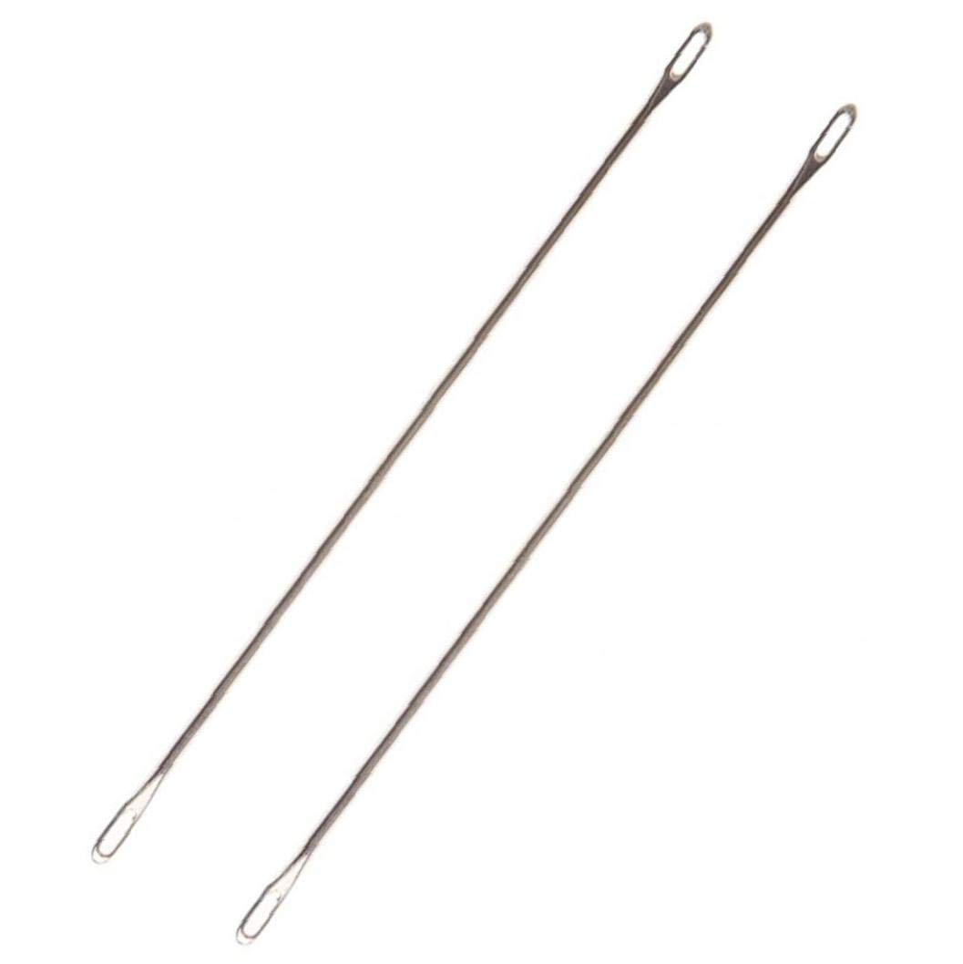 2pcs/set Double Eyed Needle Transfer Turn Line Needle for Knitting Machine Craft Sewing Tools Accessory