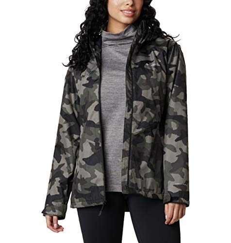 Columbia Women's Inner Limits II Jacket, Black Traditional Camo, Large