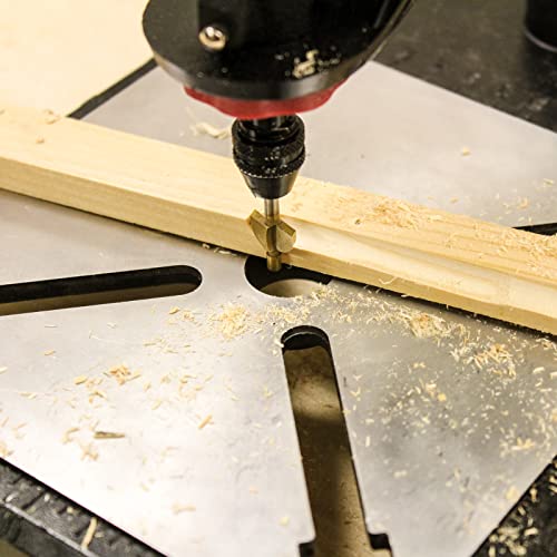 Image of Milescraft 1097 ToolStand - Variable Speed Drill Press Stand (compatible with Dremel). Rotary Tool Not Included, Black