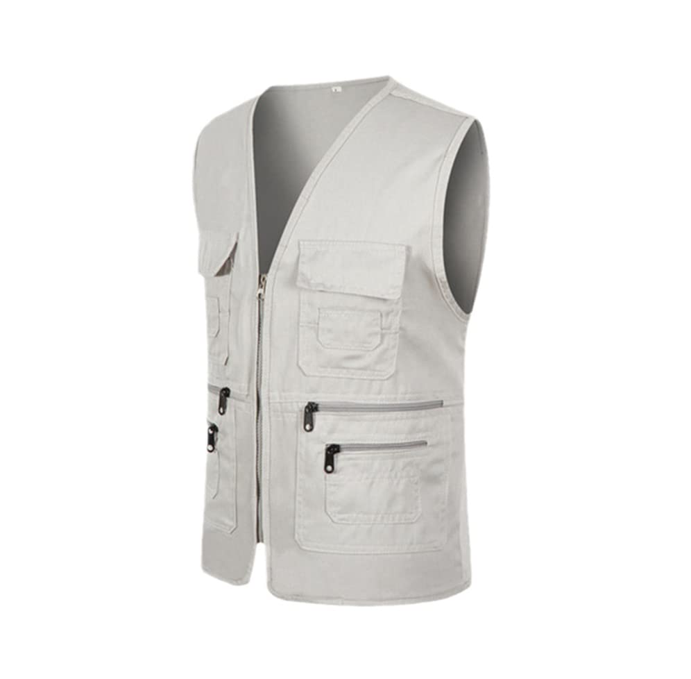 Gilet de pêche homme pour la photographie et le travail en plein air XL