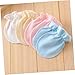 NIYANGLE Baby Glove Set 4 Pairs of Soft Newborn Protection Gloves Anti Scratching Breathable Cotton Fashionable for Boys and Girls