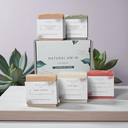 Juego de 5 jabones naturales de Natural Amor - Oferta especial