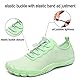 DANNTO Herren Aquaschuhe Wasserschuhe Badeschuhe Kinder Yoga Badeschuhe Strandschuhe Schnell Trocknend Surfschuhe Schwimmschuhe mit rutschfeste Sohlen Neoprenschuhe Barfuß Schuhe (Grün-L,40)