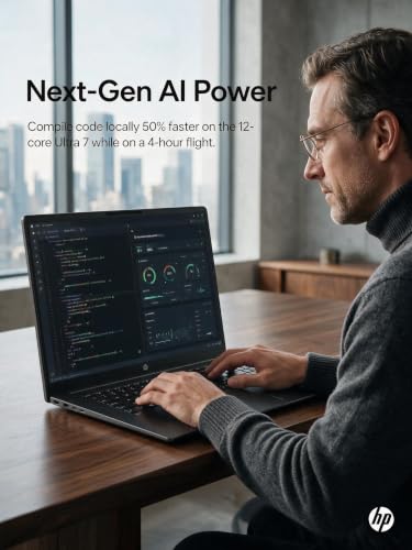 Image of HP 17 Inch AI FHD Laptop Intel Ultra 7 255U 16GB 1TB WiFi 7 Win 11 Pro | 17.3 IPS Anti-glare Display, Bluetooth 6.0, Backlit KB, Intel AI Boost 12 TOPS NPU, Copilot Key, Fast Charge, Mica Silver