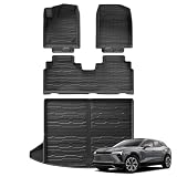 SMABEE Floor Mats Cargo Liner for Chevy Blazer EV & Honda Prologue 2024+