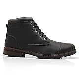 Bota Coturno Casual Masculino Franboots Estilo e Conforto (42, Preta)