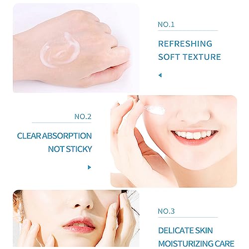 Aloe Vera Gel Face Cream,Face Moisturizer For Women,Organic Aloe Vera Hydrating Face Moisturiser For All Skin Types,Aloe Vera Cream Is Good For Anti-Wrinkle - Image 4