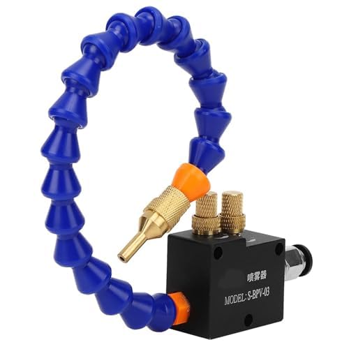 Cutting Machine Water Sprayer, CNC Machine Mist Coolant Lubrication Spray System Kit, 360° Adjustable CNC Machine Tools for Spray Cooling Low Pressure Cooling System 1PC