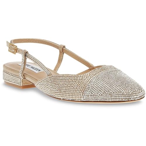 Steve Madden Zapatos Belinda para mujer, Diamantes de imitación champán., 36 EU