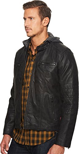Image of Levi's Men's Faux Leather Racer Jacket