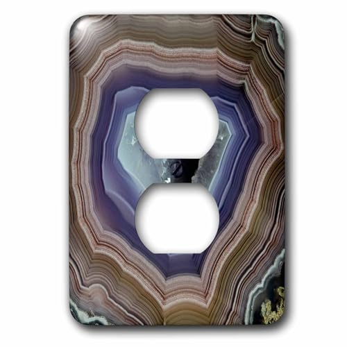 3D Rose lsp_229587_6 Laguna Agate à bandes avec double prise murale - 2