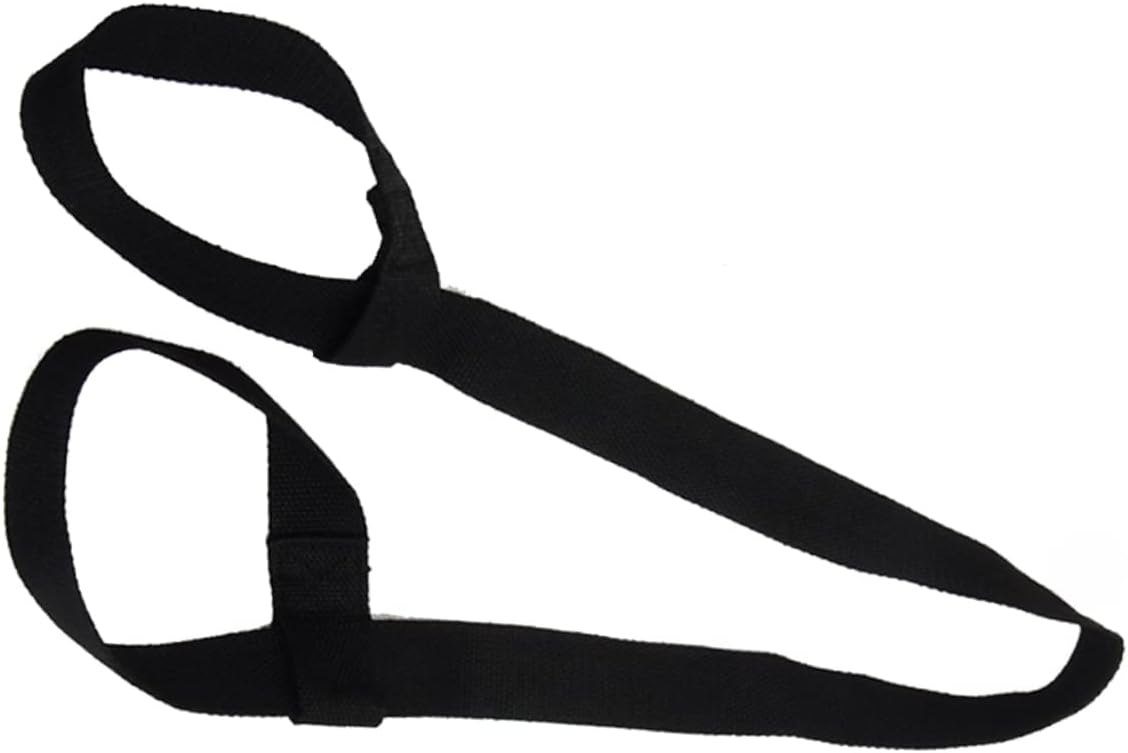 Adjustable Cotton Yoga Mat Sling Strap for Easy Carrying Lightweight Durable and Hands for Hot Yoga Accessories Black