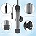 Small Aquarium Heater 100W Submersible Fish Tank Heater for 10-25 Gallons, Dual LED Display Temperature Controller, Suitable for Saltwater and Freshwater, Mini Water Heater for Betta/Turtle Tank