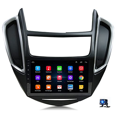 Android 10.0 Autoradio Sat NAV Radio Touchscreen Multimedia-Videoplayer für Chevrolet Trax 2014 2015 2016 Unterstützung Bluetooth USB WiFi 4G GPS Mirror Link(Size:Vier Kern,Color:WiFi 4G+64G) Cover