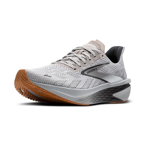 Brooks Women’s Hyperion 2 Neutral Running Shoe, Alloy/Bright White/Black, 35.5 EU