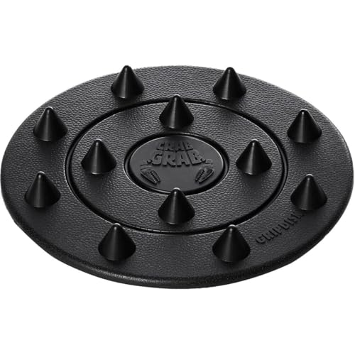 �yCRABGRAB�z�N���u�O���u GRIP DISK �f�b�L�p�b�h ����~�� �X�m�[�{�[�h �X�m�{�[ �f�b�L�}�b�g �y�� �O���b�v 4�J���[�y���K�i�z BLK ONESIZE