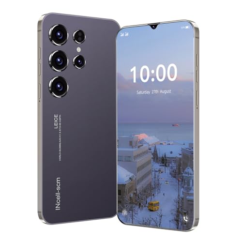 Fine Life Pro Teléfono móvil 4GLTE, Dual SIM + TF, pantalla de 6,3 pulgadas, cámara dual, 2 gramos + 16 GROM, extensión TF de 128 GB, teléfono móvil sin suscripción para principiantes (5, púrpura)