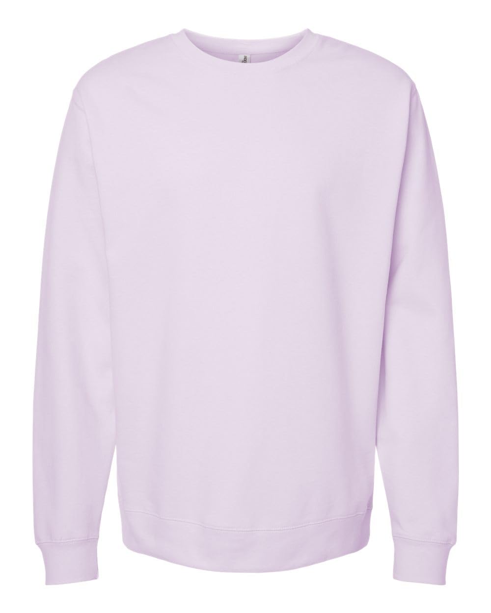 Independent Trading Co.Mens Midweight Sweatshirt, S, Lavender