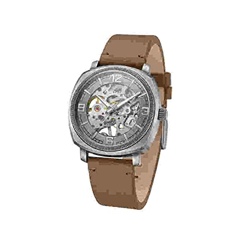 Image of Kenneth Cole Silver Dial Mechanical Hand Wound Watch for Men-KCWGE0020701MN