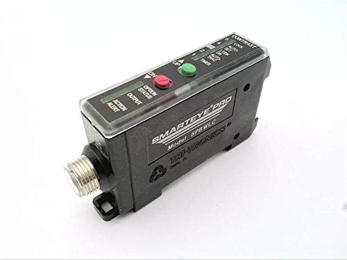 TRI-TRONICS SPBWLC 10-30 VDC, 5-Wire, DIN Rail, M12 Connector, NO Optical Block, NPN/PNP Output, Polarity Protected, Pulse Stretcher/Off DELAY Timer, Push Button Adjustment Type, Sensor, SMARTEYE PR