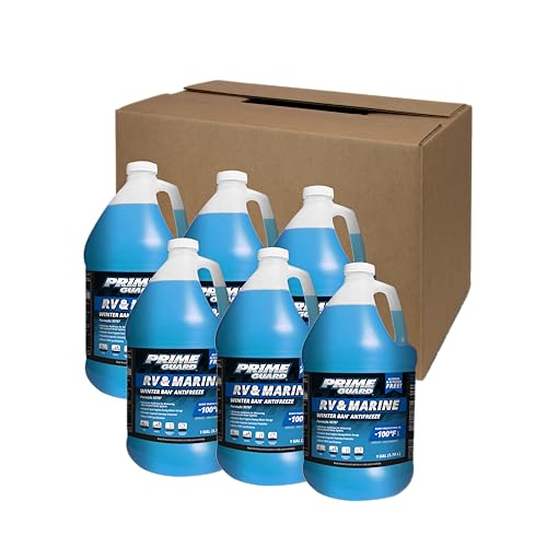 Image of Prime Guard -100ºF RV & Marine Premium Antifreeze - Alcohol & Glycerin Free - 1 Gallon (Pack of 6)