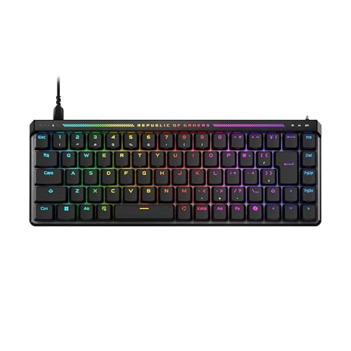 ASUS ROG Falchion Ace HFX ゲーミングキーボード/ラピッドトリガー/磁気式キースイッチ / 65%レイアウト/日本語配列/有線接続 / ポーリングレート8000Hz / 静音/カバーケース付き Aura Sync対応 国内正規品 (B0FWQ1XJQV) Amazon価格推移・価格追跡