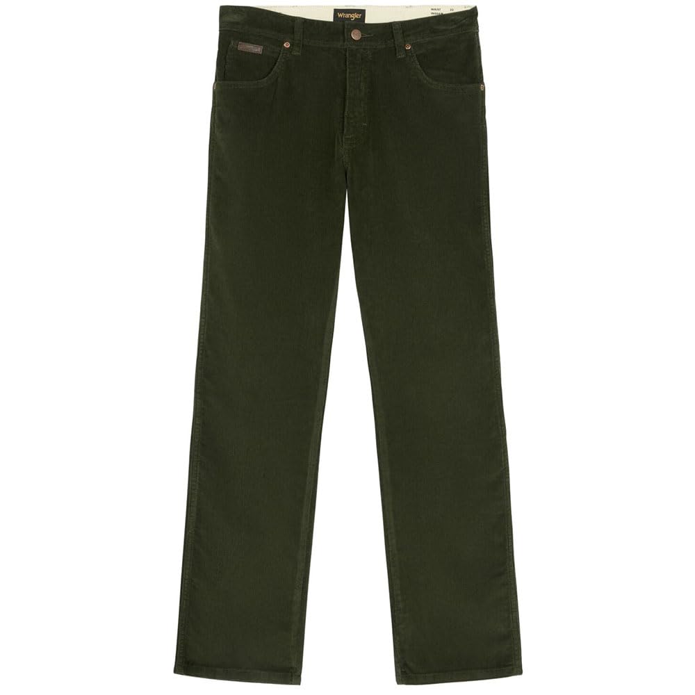 Wrangler - Jeans Herren - Authentic Straight Fit - Texas - Grün – Bild 3
