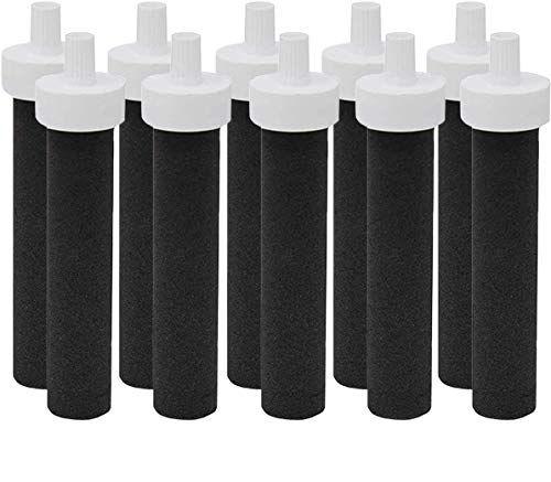 10 Packs Water Bottle Filter Replacement for Brita BB06 Compatible with Brita Hard Sided and Sport Bottle Filter â€“ BPA Free
