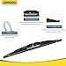 JINGOU 16 Inch Rear Wiper Blade Compatible with Chevrolet Corsa 2005-2002/Buick Rainier 2005-2004 Back Windshield Wiper (16-1)