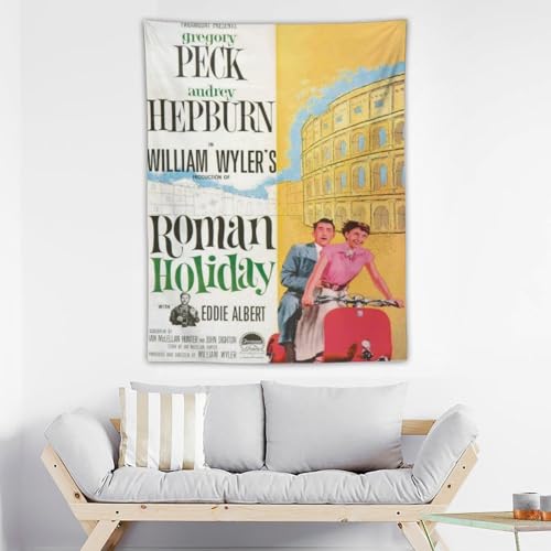 ローマの休日 ポスター タペストリー 装飾 絵 壁アート リビングルーム 寝室 印刷 ポスター30"x40" [3]