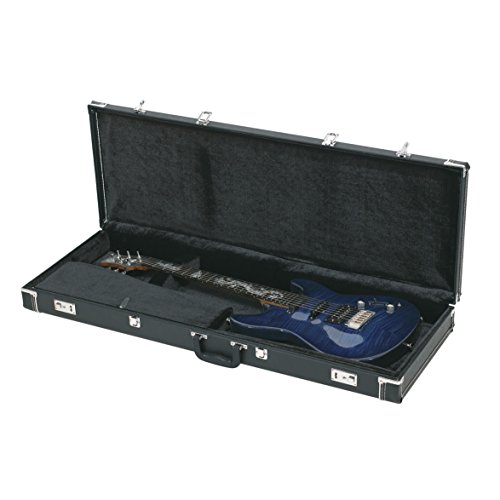 RC 10706 B/SB Case Deluxe rettangolare per chitarra elettrica, Black Tolex - Les Beatles, Paul McCartney, John Lennon, RIngo Starr, George Harrison RC 10706 B/SB Case Deluxe rettangolare per chitarra elettrica, Black Tolex