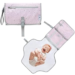 Portable Changing Pad, Diaper Changing Pad for Newborn,Baby Changing Pad Cute Patterns and Colors, Nice Baby Gift by…