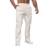 Cambkatl Men’s Jacquard Sweatpants Athletic Elastic Waist Straight Gym Joggers Stretchy Lounge Pants with Pockets