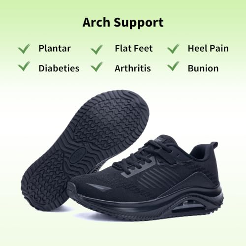 Image of RomenSi Womens Arch Support Walking Shoes Orthotic Fashion Sneakers Tennis Shoes for Plantar Fasciitis Pain Relief US 5.5-11