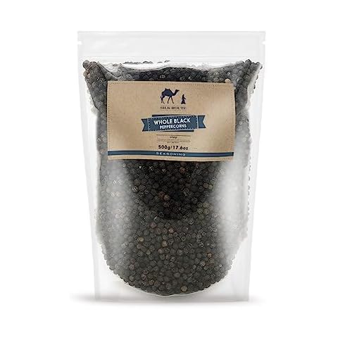 Silk Route Whole Black Peppercorn Pouch 500g Cover
