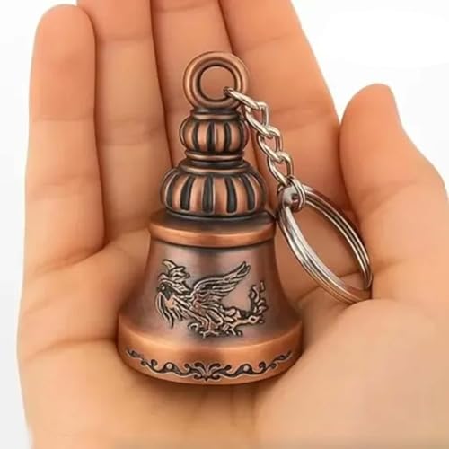 Image of Techpro guardian bell for bike Tibetan Key Chain Good Luck Key Chain For Bike key ring guardian bell keychain