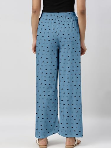 Image of Stylish Womens Nightwear Pajama | Comfortable Fit | Printed Payjama | Pack of 3