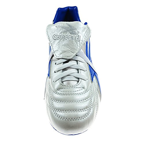 Authentic Concord Soccer Cleats Style S160XA Silver/Blue Firm Ground3