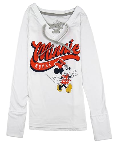 T-shirt Minnie Mouse manches longues avec laçage ajustable femme