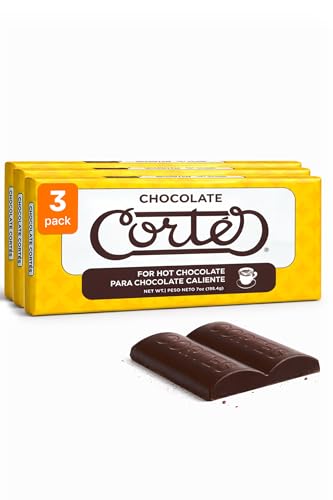 Chocolate Cortés Sweet Chocolate for Hot Chocolate (3 Pack, 7 oz Each) – Puerto Rican & Dominican...