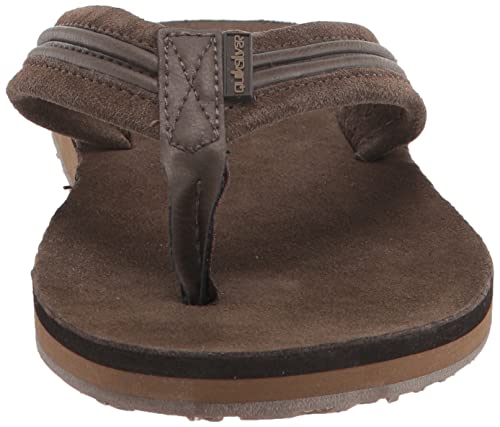 Quiksilver Men's Carver Leather Flip Flop Sandal2