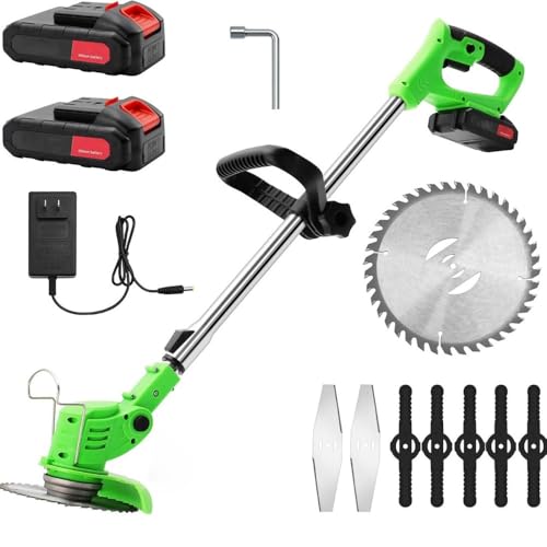 Decespugliatore Senza Fili Doppia Batteria da 48V Tagliaerba con...
