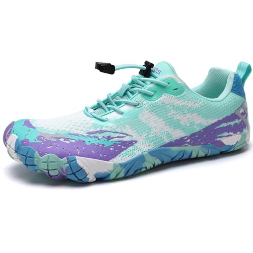 Image of WateLves Barefoot Water Shoes for Women Men Wide Toe Quick-Dry Lightweight Mesh Breathable Aqua Shoes for Beach Swim Yoga Exercise Surf Pool Boat