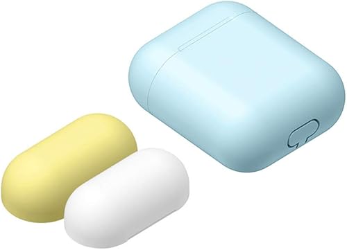 Man9Han1Qxi Morbido auricolare antiurto silicone antipolvere colorato blu cielo Man9Han1Qxi Morbido auricolare antiurto silicone antipolvere colorato blu cielo