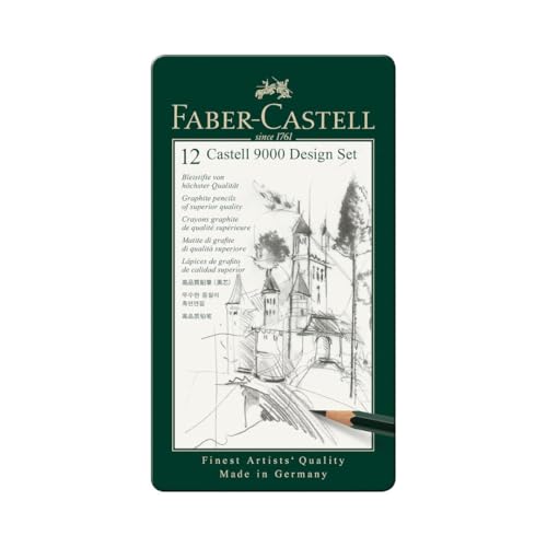 Faber-Castell Castell 9000 Set de 12 Lápices de Grafito miniatura 2